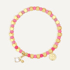 B0259 Bohemian Rabbit Ear Zircon Beaded Fashion Bracelet