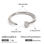 The ring does not fade rings Stainless Steel Jewelry