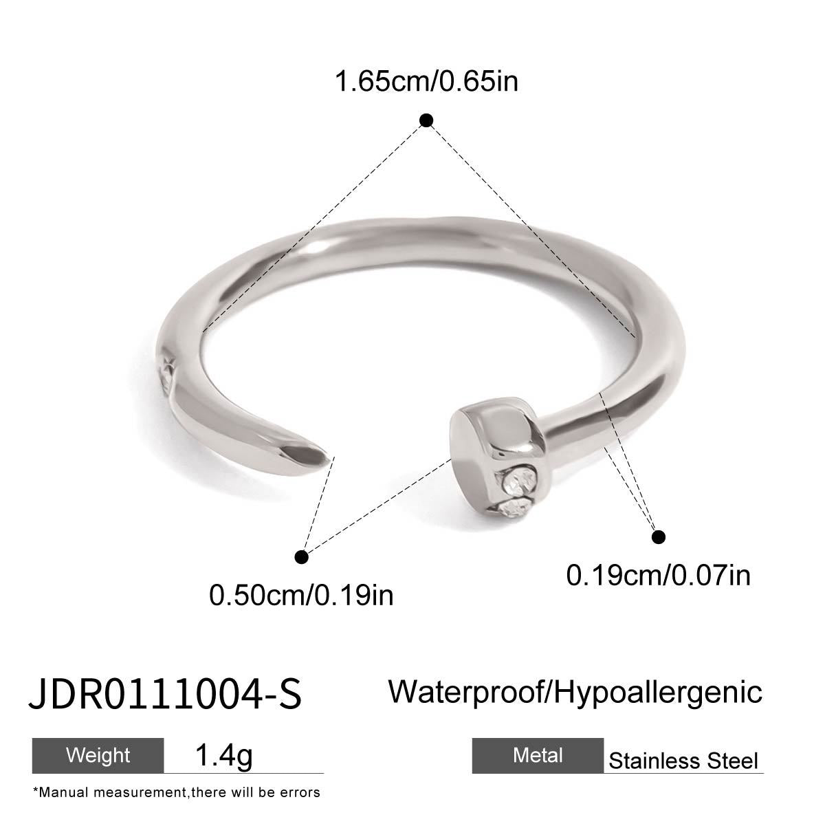 The ring does not fade rings Stainless Steel Jewelry