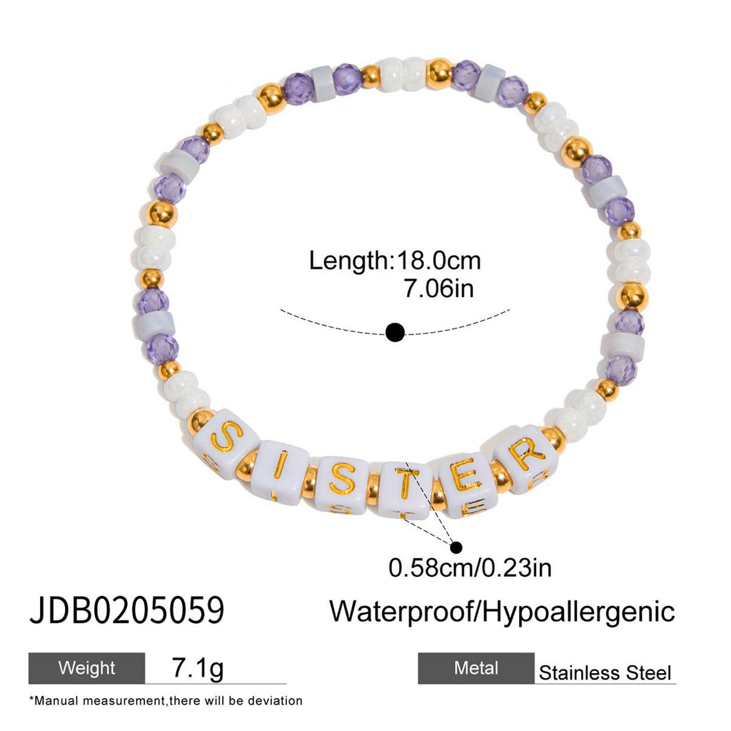 Bracelet Sun Jewelry Stainless Steel Accessories for Women Non-Fading