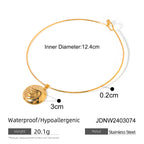 2H Zircon Necklace Accessories Women's Collarbone Chain Stainless Steel Jewelry