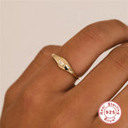 S925Sterling Silver Twelve Constellations Star Diamond Women's Ring Ring Creative Style Ring