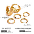 Pearl Stainless Steel Gold-Plated Earrings — additional product detail 36