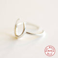 Moon 925 Sterling Silver Ring — jewelry design view 06