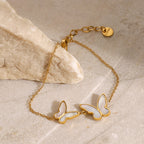 Stainless Steel Shell Butterfly Bracelet Bracelet for Women bracelet