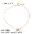 Gold-Plated Brass Four-Leaf Clover Leaf Necklace with Floral Detail styled for independent jewelry boutiques — jewelry finish and design detail