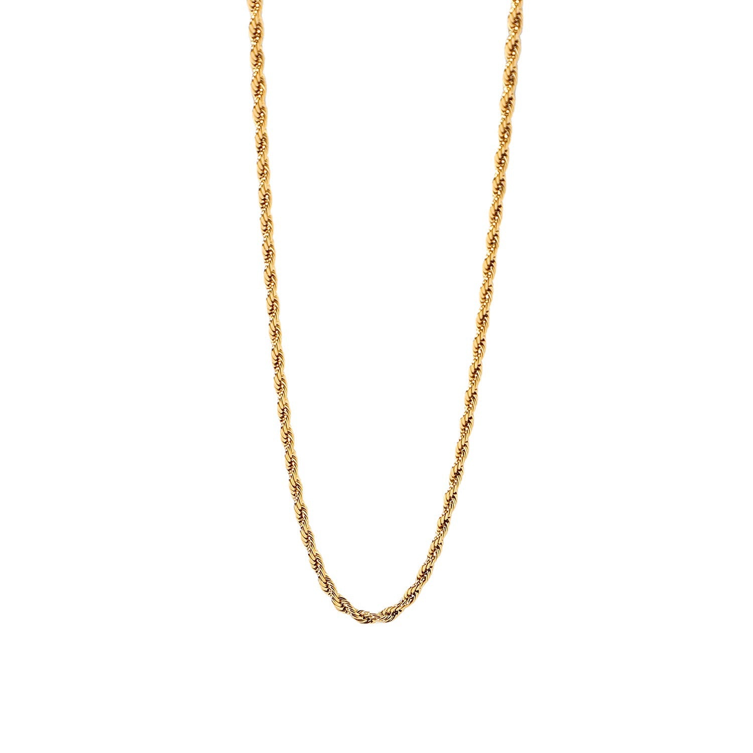 2H New Fashionable Necklace 18K Gold-plated Stainless Steel Necklace Jewelry gold Fine Chain Necklace Neck Chain