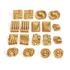 Stainless Steel Geometric Stud Earrings Earrings earrings