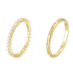 SR0050 S925Silver Line Full Diamond Couple Rings Fashionable