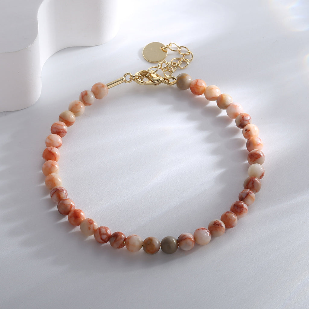 B0178 Fashion Black Gallstone Bracelet for Women Retro Simple Design Sense Bracelet