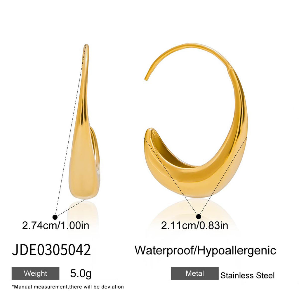 Earrings, ear studs, stainless steel jewelry for women, non-fading ear accessories