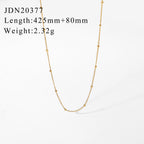 Trendy Retro Simple Personality Gold-Plated Minimalist Multi-Layer Necklace for Women Collarbone Chain