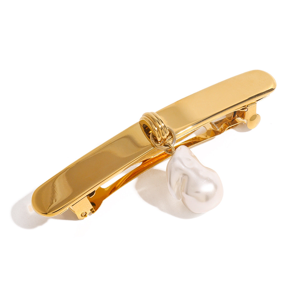 2H Stainless Steel Pearl Hair Clip Hair Accessories Bangs Side Clip Bobby Pin Hair Ornament