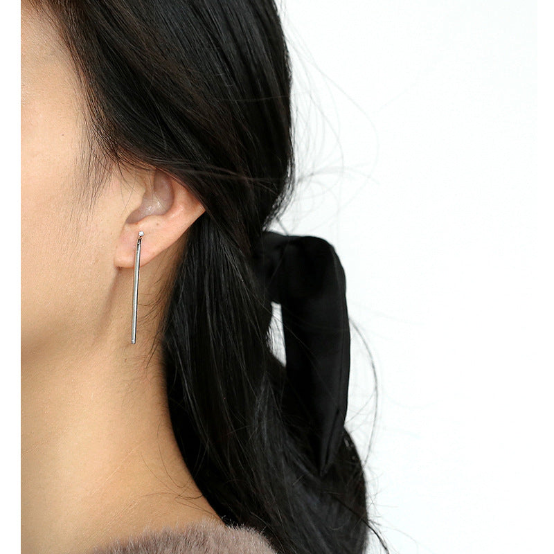925Silver Needle Earrings for Women2020New Trendy Long Earrings Jewelry