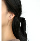 925Silver Needle Earrings for Women2020New Trendy Long Earrings Jewelry