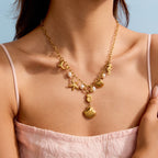 Ring Non-Fading Jewelry Necklace Stainless Steel Earrings Vacation Accessories