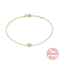 Heart 925 Sterling Silver Bracelet — wearable scale detail — jewelry finish and design detail