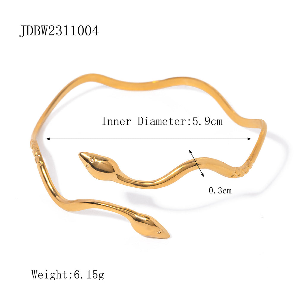 18k Gold-plated Bracelet Non-fading Jewelry Stainless Steel Item