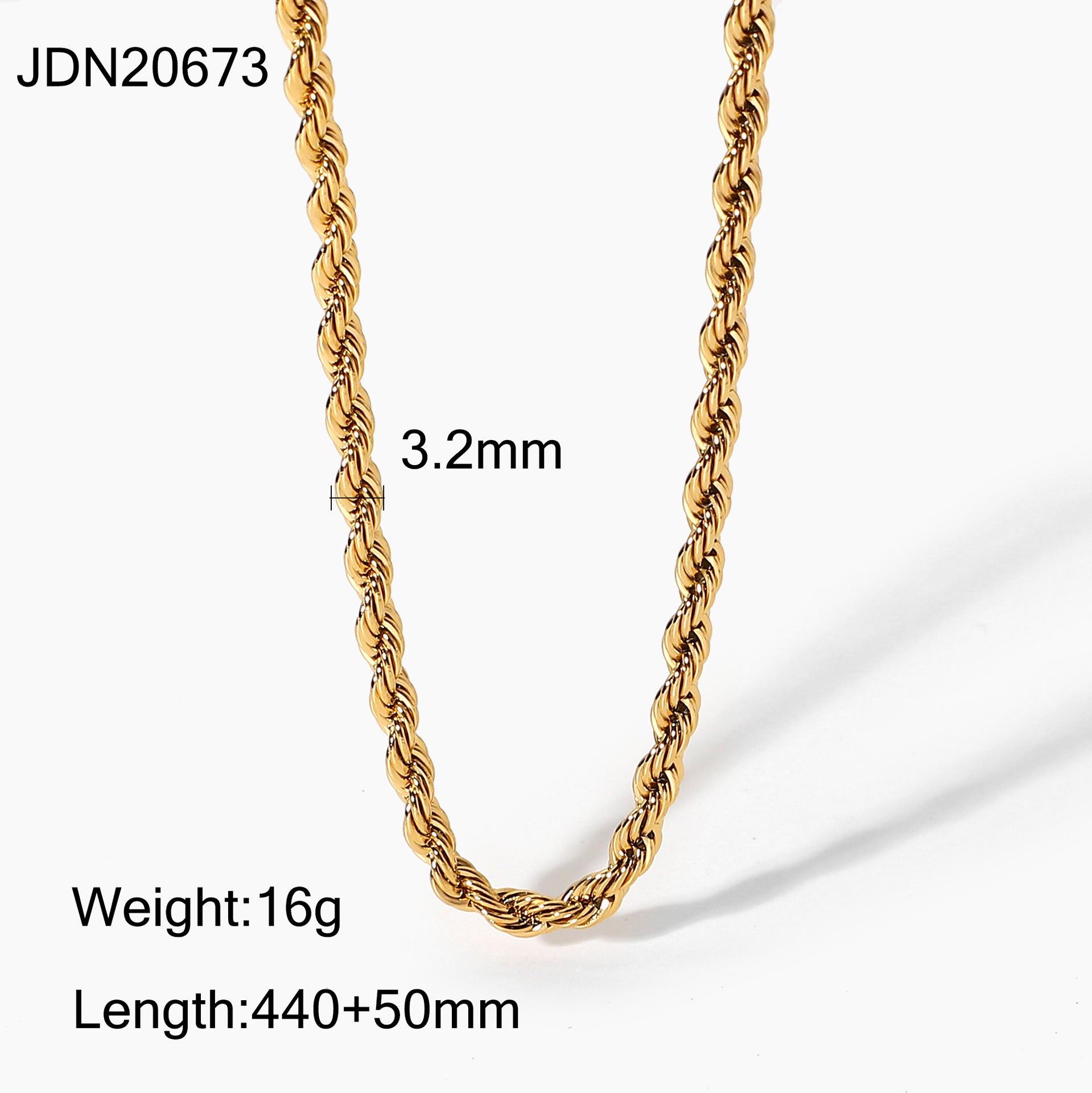 Trendy Retro Simple Personality Gold-Plated Minimalist Multi-Layer Necklace for Women Collarbone Chain