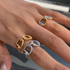 2H Stainless Steel Ring Non-Fading Jewelry Ring Accessories rings