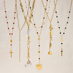 Cross Long Necklace y Word Chain Stainless Steel Jewelry Sweater Chain