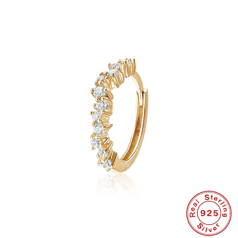 S925Sterling Silver Classic Super Sparkling Diamond Earrings Earrings Trendy Earrings