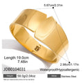 Gold-Plated Stainless Steel Bracelet with Heart Cubic Zirconia Detail — Timeless Profile — jewelry construction