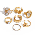 Pearl Ring Non-Fading Jewelry for Women rings