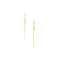 925 Sterling Silver Gold Plated Water Drop Earrings With Zircon — collection product image 06