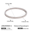 Bangle Stainless Steel Gold-Plated Bracelet — alternate product view — jewelry finish and design detail