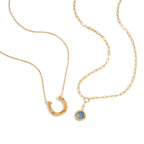 2H Original Equestrian Series Resin Necklace Collarbone Chain Non-Fading Stainless Steel Jewelry