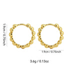 CYE0849 Hoop Earrings for Women2025New Simple Hoop Earrings Round Ear Studs