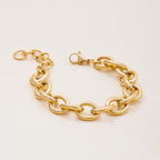 18K Gold Stainless Steel Bracelet Jewelry Non-Fading Accessories
