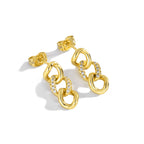 E0237 Design Hip-Hop Fashion Chain Earrings for Women Simple New Earrings Drop Earrings