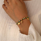 B0244 Shell Conch Beaded Vintage Bohemian Vacation Trend Bracelet