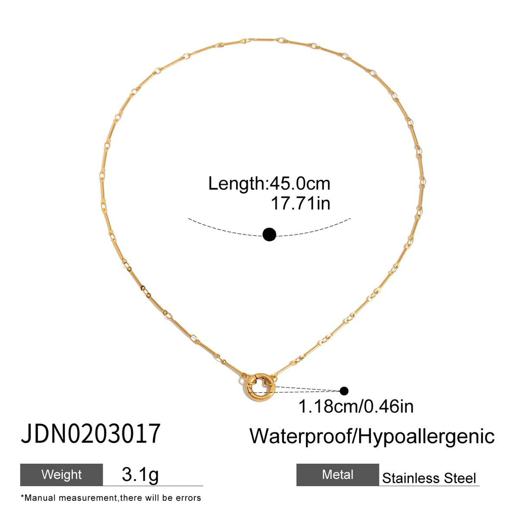 Stainless Steel diy Adjustable Necklace Choker Jewelry for Women