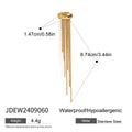 Tassel Ear Cuff in Gold-Plated Stainless Steel Earrings — jewelry construction