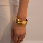 Stainless Steel Metal Bracelet Jewelry Gold Plated Bracelet Open Bracelet