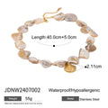 Starfish Gold-Plated Stainless Steel Bracelet — alternate product view — jewelry finish and design detail