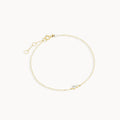 Birthstone Zircon 925 Sterling Silver Bracelet — wearable scale detail — jewelry finish and design detail
