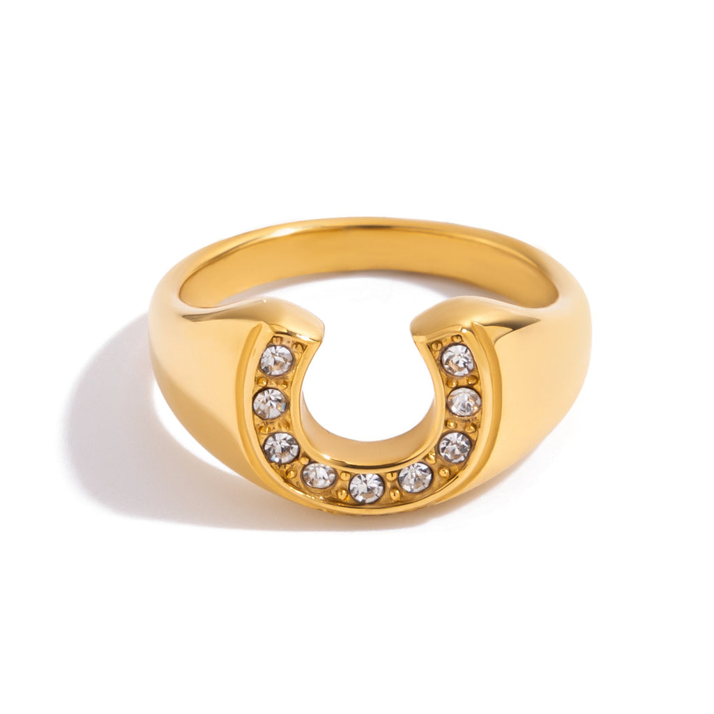 2H Zircon Ring Non-Fading Jewelry rings Ornament Women