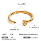 The ring does not fade rings Stainless Steel Jewelry