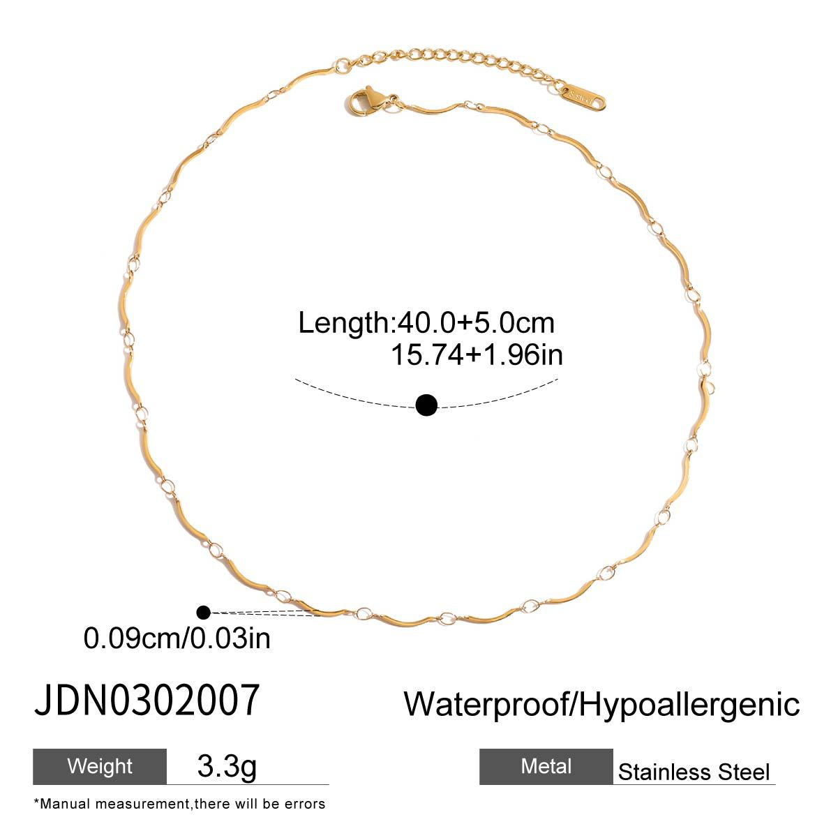 Stainless Steel Cherry Zircon Necklace Jewelry for Women, Non-Fading Choker Accessories