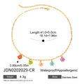 Cubic Zirconia Gold-Plated Stainless Steel Hoop Earrings — close-up detail — jewelry finish and design detail