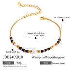 18K Gold Stainless Steel Bracelet Jewelry Non-Fading Accessories