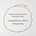 Gold-Plated Stainless Steel Pendant Necklace with Heart Detail — material detail — jewelry finish and design detail