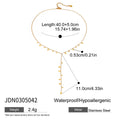 Twisted Stainless Steel Necklace in Gold-Tone featuring twisted and a gold-tone finish
