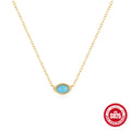 925 Sterling Silver Vintage Turquoise Diamond Pendant Necklace — collection product image 06