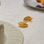 2H Stainless Steel Zircon Earrings Non-Fading Jewelry for Women