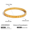 Gold-Plated Stainless Steel Cubic Zirconia Bangle Bracelet — jewelry construction